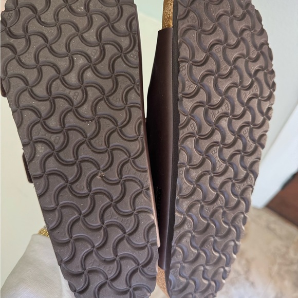 Birkenstock Men's Brown Sandals 43 size 10 - Picture 3 of 6